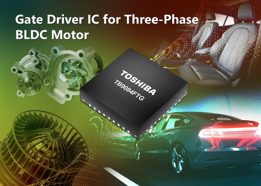 Toshiba commence à échantillonner un circuit intégré de pilote de grille pour les moteurs DC sans balais de classe automobile